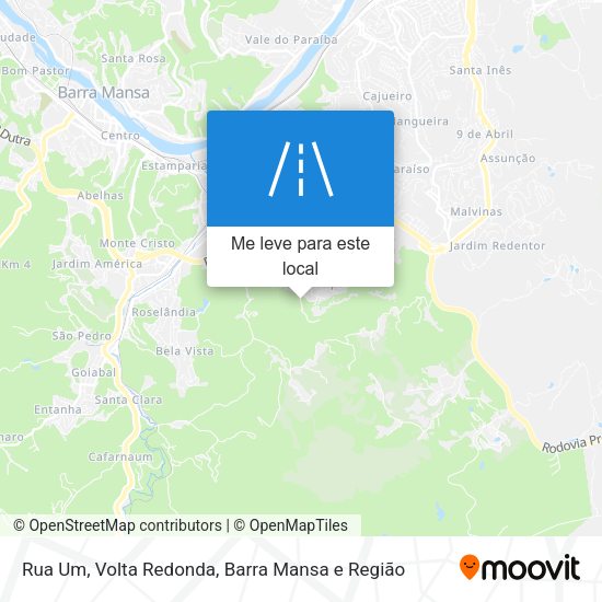 Rua Um mapa