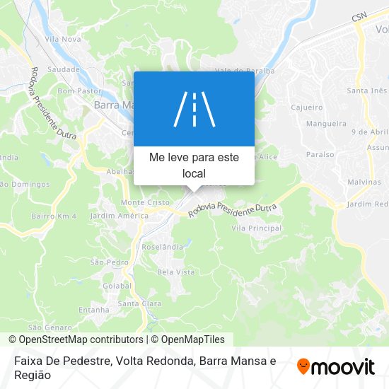 Faixa De Pedestre mapa