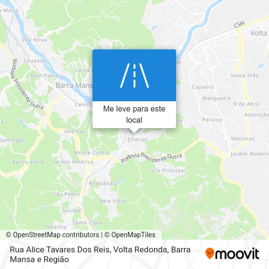 Rua Alice Tavares Dos Reis mapa