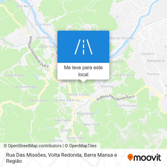Rua Das Missões mapa