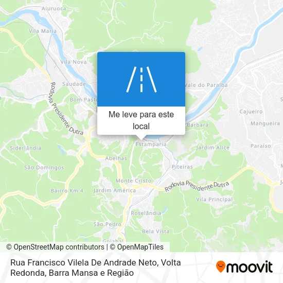 Rua Francisco Vilela De Andrade Neto mapa