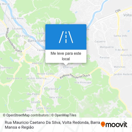 Rua Maurício Caetano Da Silva mapa