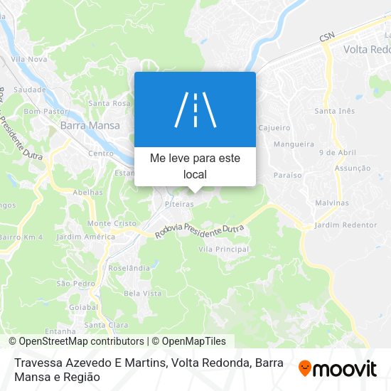 Travessa Azevedo E Martins mapa