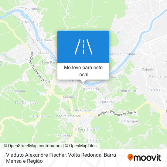 Viaduto Alexandre Fischer mapa