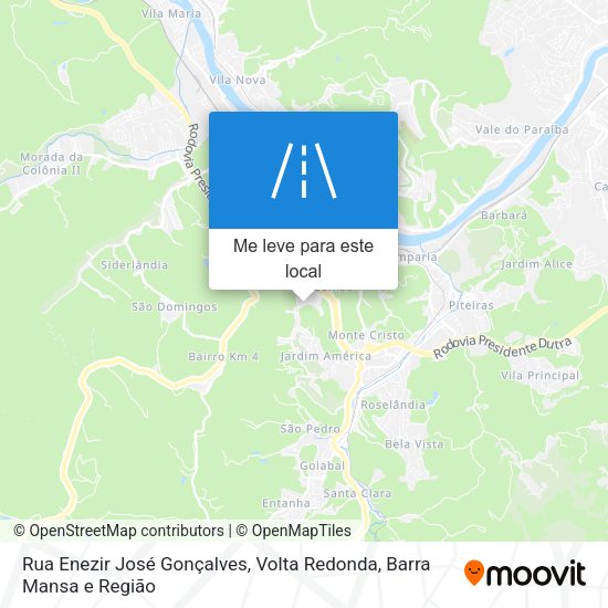 Rua Enezir José Gonçalves mapa