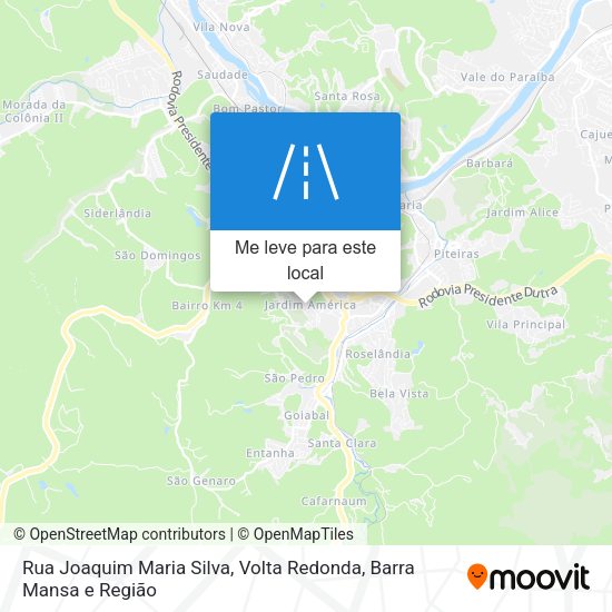 Rua Joaquim Maria Silva mapa