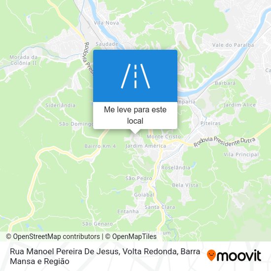 Rua Manoel Pereira De Jesus mapa