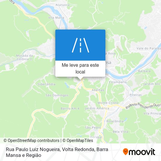 Rua Paulo Luiz Nogueira mapa