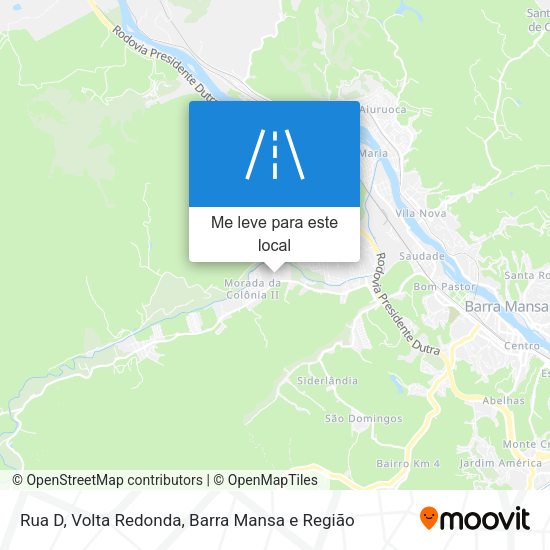 Rua D mapa
