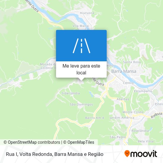 Rua I mapa