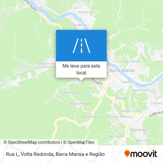 Rua L mapa