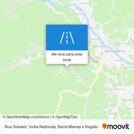 Rua Suinam mapa