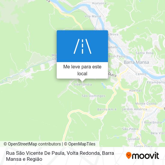 Rua São Vicente De Paula mapa