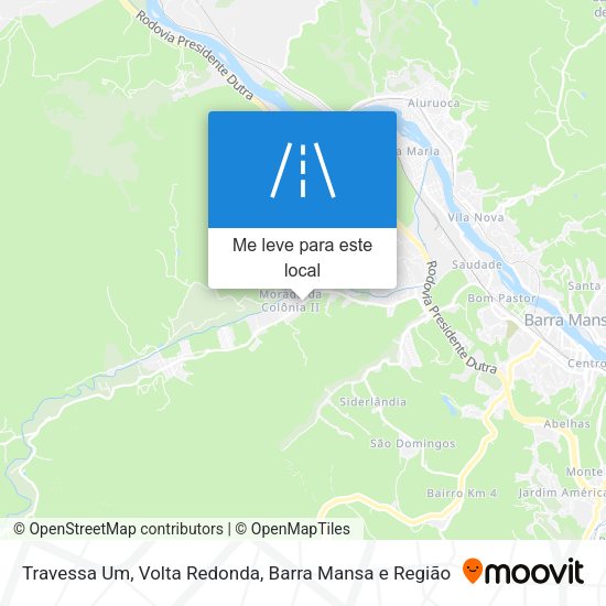Travessa Um mapa