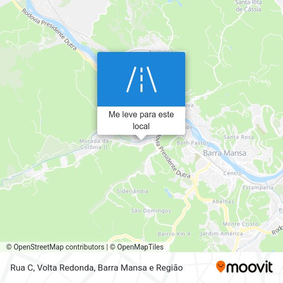 Rua C mapa