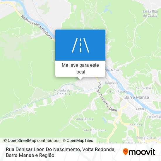 Rua Denisar Leon Do Nascimento mapa