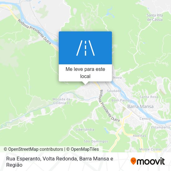 Rua Esperanto mapa