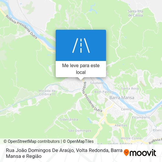 Rua João Domingos De Araújo mapa