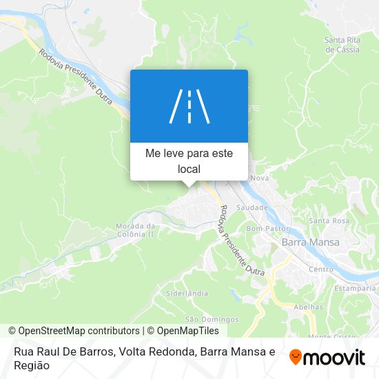Rua Raul De Barros mapa