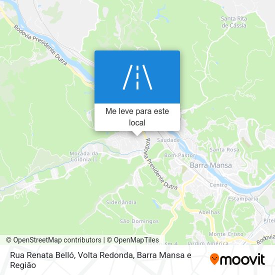 Rua Renata Belló mapa