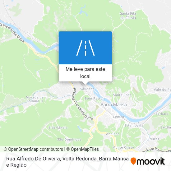 Rua Alfredo De Oliveira mapa