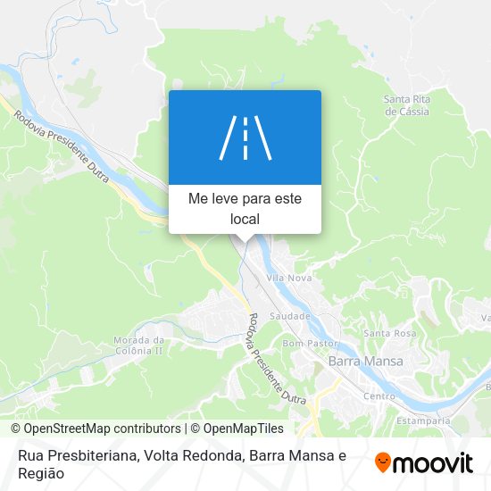 Rua Presbiteriana mapa
