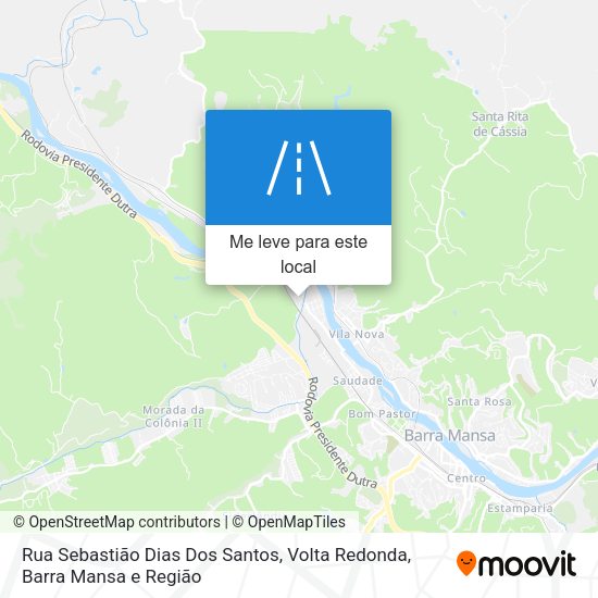 Rua Sebastião Dias Dos Santos mapa
