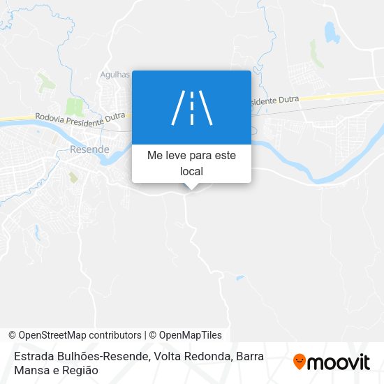 Estrada Bulhões-Resende mapa