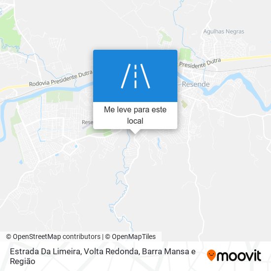 Estrada Da Limeira mapa