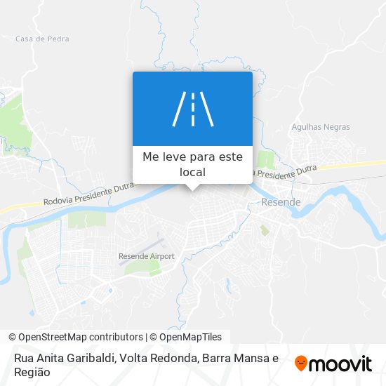 Rua Anita Garibaldi mapa