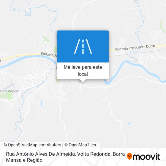 Rua Antônio Alves De Almeida mapa