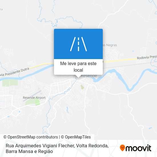 Rua Arquimedes Vigiani Flecher mapa