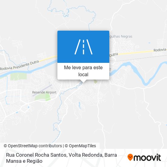 Rua Coronel Rocha Santos mapa