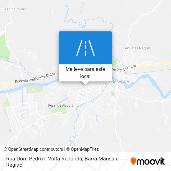 Rua Dom Pedro I mapa