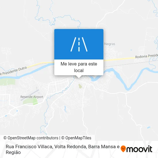 Rua Francisco Villaca mapa
