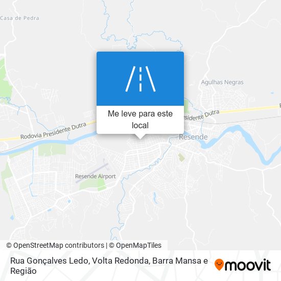 Rua Gonçalves Ledo mapa