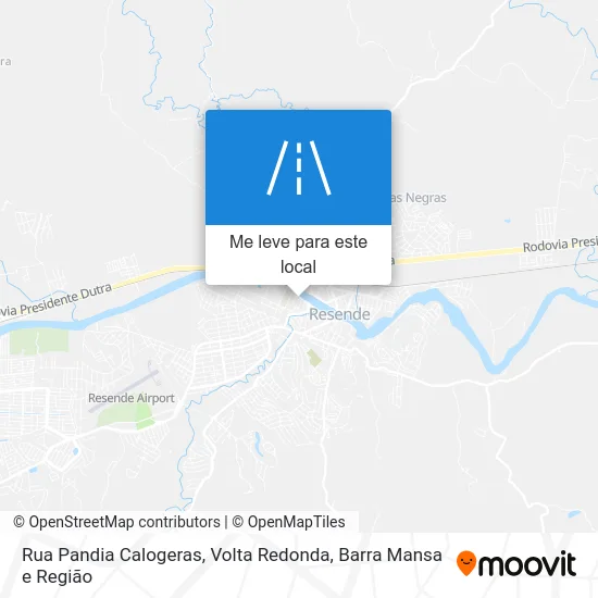 Rua Pandia Calogeras mapa