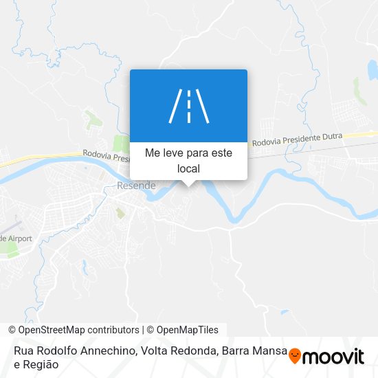 Rua Rodolfo Annechino mapa