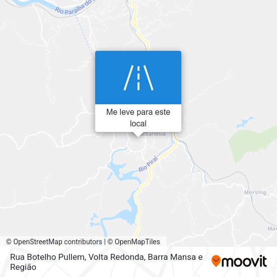 Rua Botelho Pullem mapa