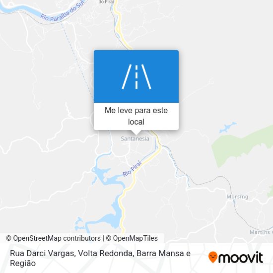 Rua Darci Vargas mapa