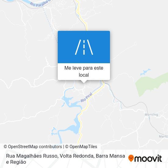 Rua Magalhães Russo mapa