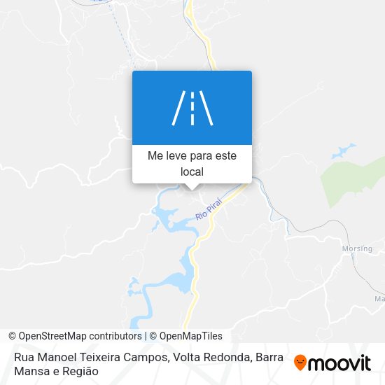 Rua Manoel Teixeira Campos mapa