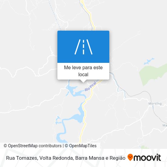 Rua Tomazes mapa
