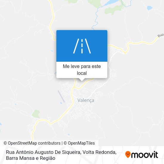 Rua Antônio Augusto De Siqueira mapa