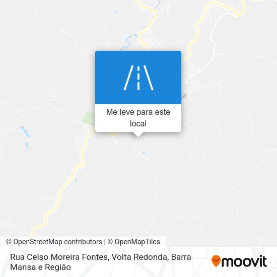 Rua Celso Moreira Fontes mapa