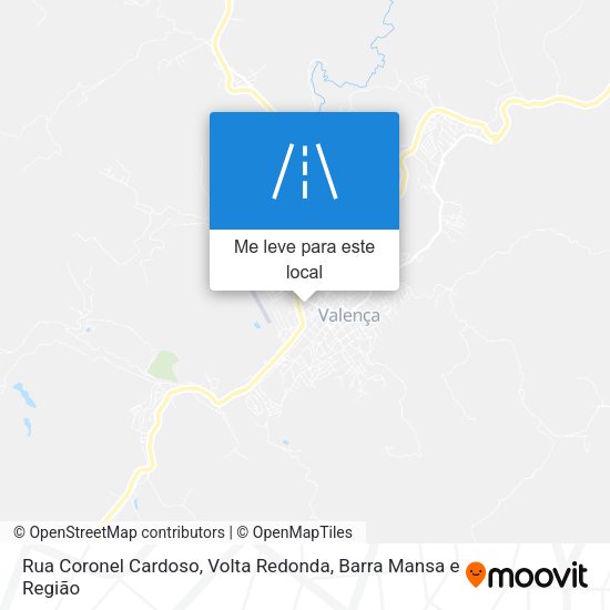 Rua Coronel Cardoso mapa