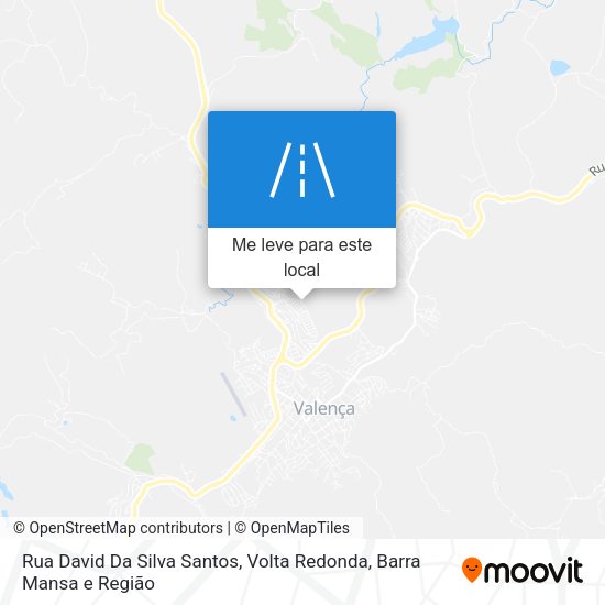 Rua David Da Silva Santos mapa