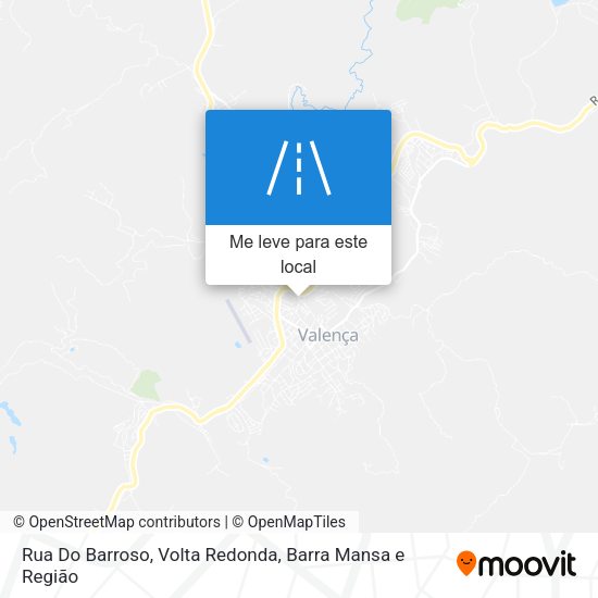 Rua Do Barroso mapa