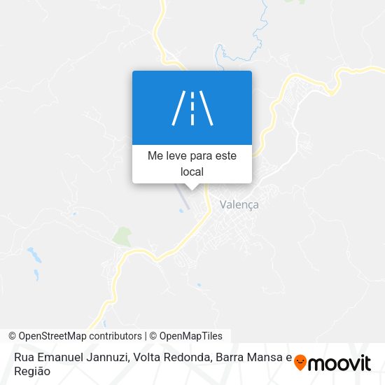 Rua Emanuel Jannuzi mapa