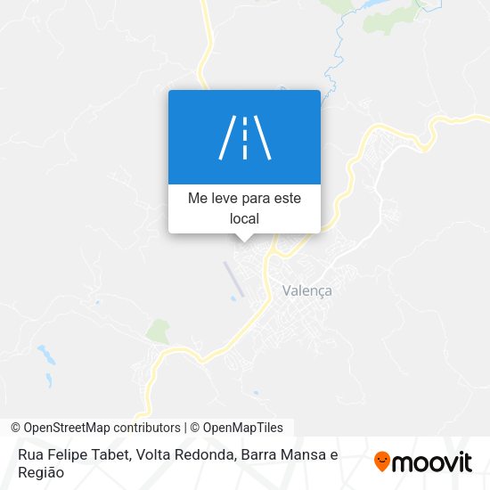 Rua Felipe Tabet mapa